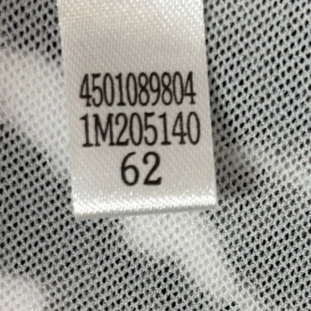 Chico's Zebra Print Mesh Size 2 L Ruffle Tank Top Sleeveless Black and White EUC - Picture 6 of 8